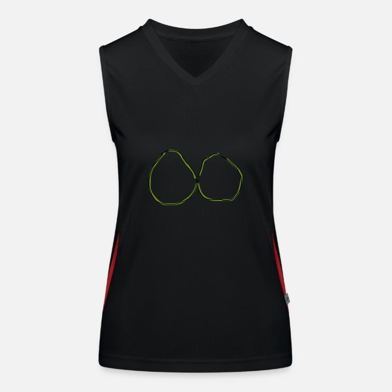 Pampelmuse Funktionelles Kontrast-Tank Top für Frauen