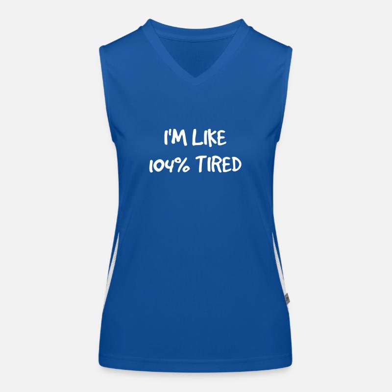 Müde Funktionelles Kontrast-Tank Top für Frauen