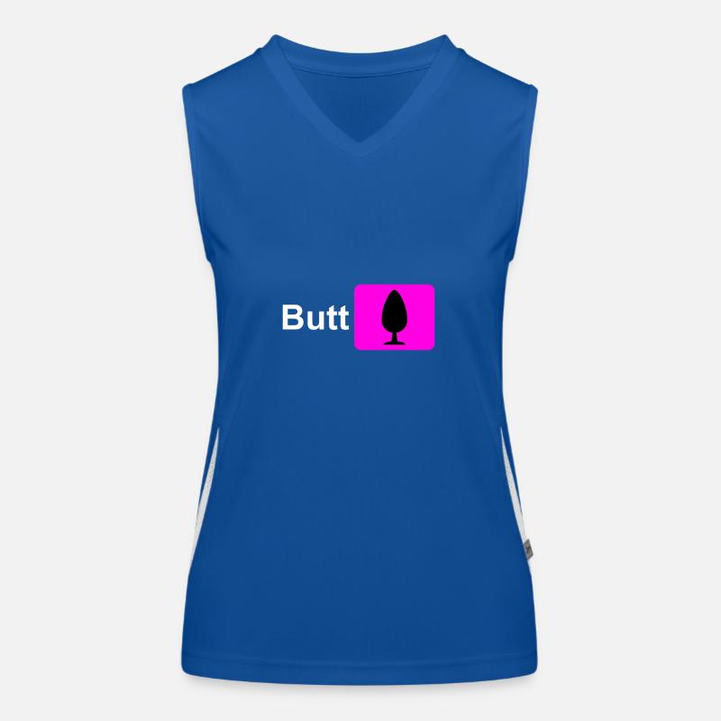 Butt Plug Icône Rose Débardeur respirant contrasté Femme