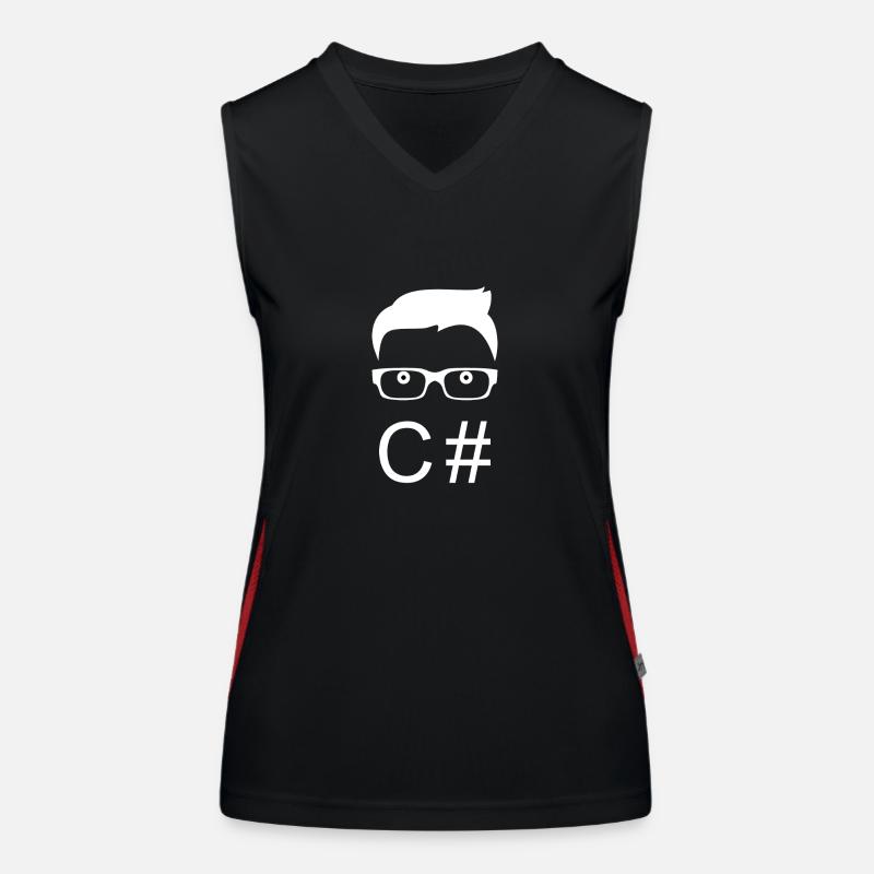See Sharp C# C-Sharp Women's Functional Contrast Tank Top