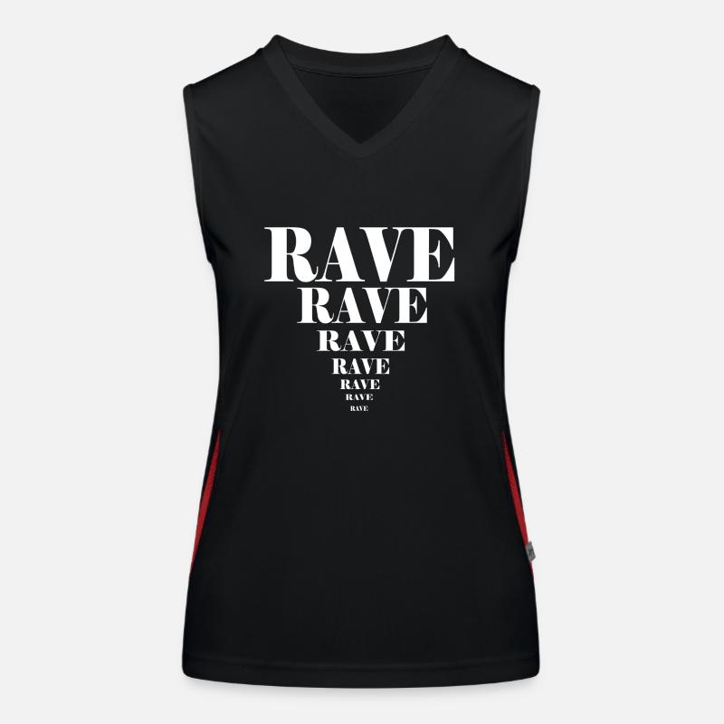 rave rave Women's Functional Contrast Tank Top