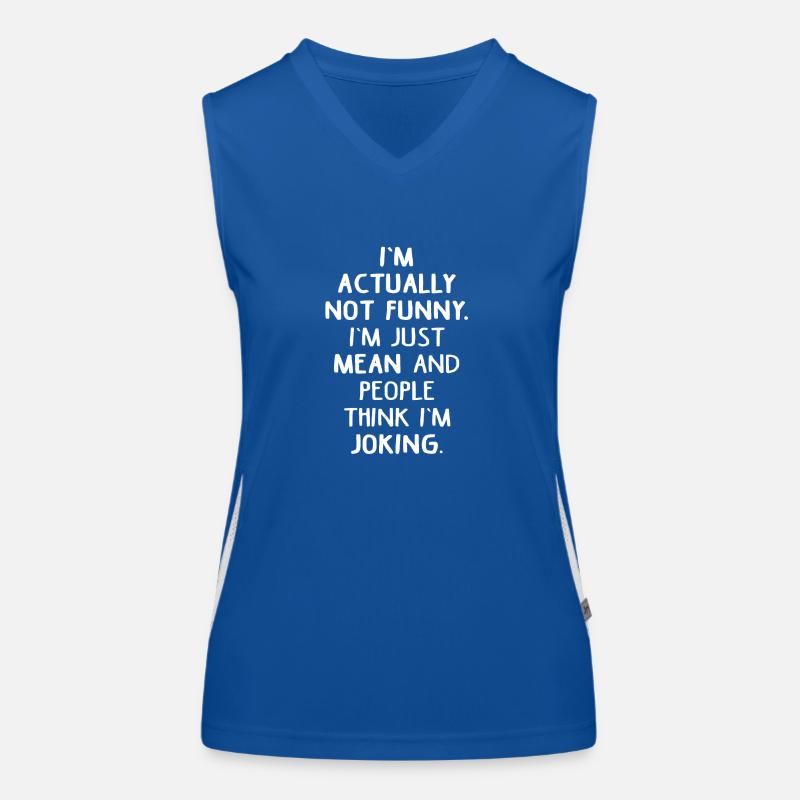 sarcastically Women's Functional Contrast Tank Top