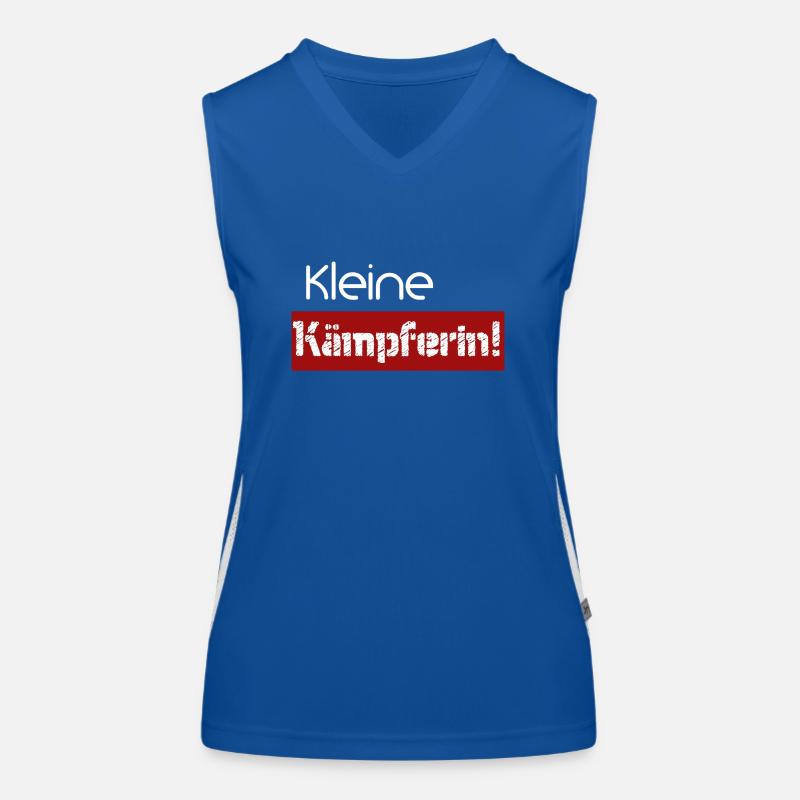 Kleine Kämpferin Funktionelles Kontrast-Tank Top für Frauen