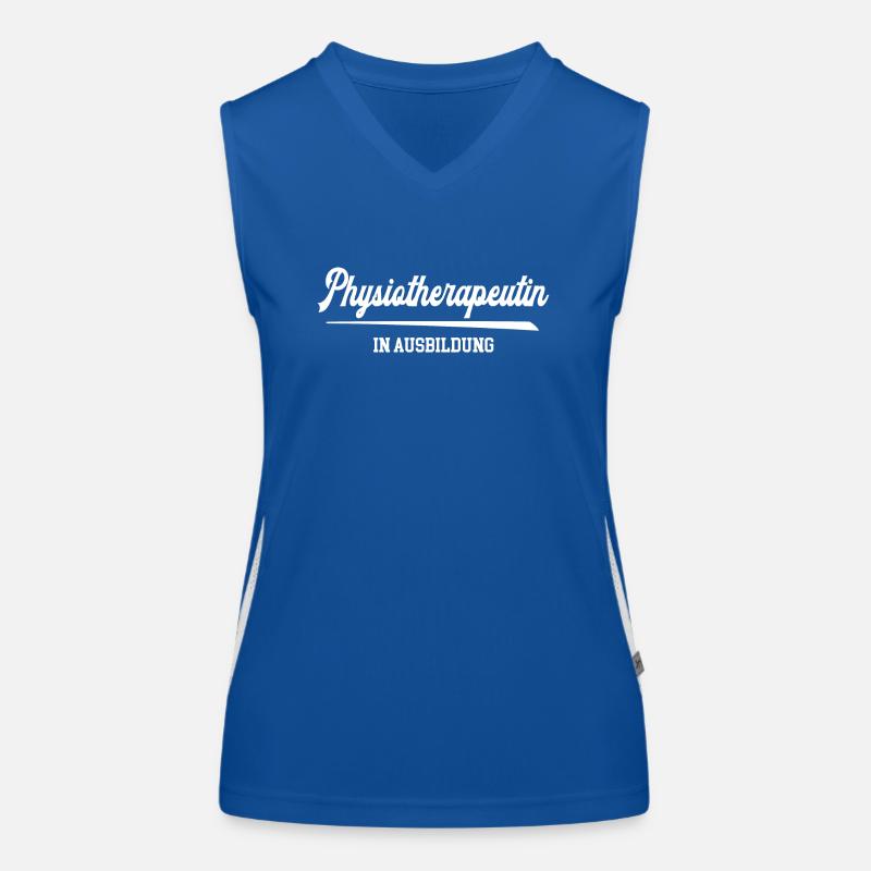 Physiotherapeutin in Ausbildung Studium Physio Funktionelles Kontrast-Tank Top für Frauen