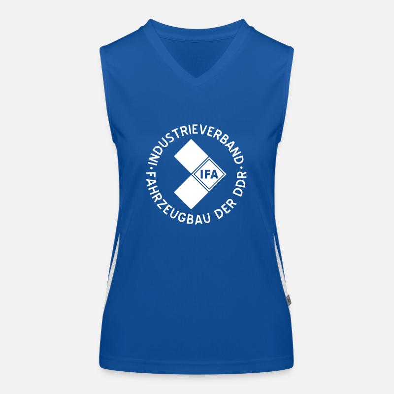 IFA weiss Funktionelles Kontrast-Tank Top für Frauen