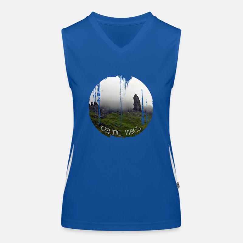 celtes 2 Débardeur respirant contrasté Femme