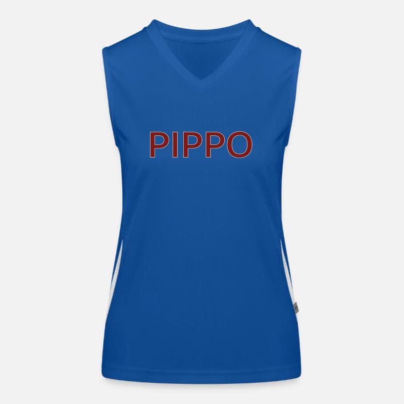 PIPPO red Women's Functional Contrast Tank Top