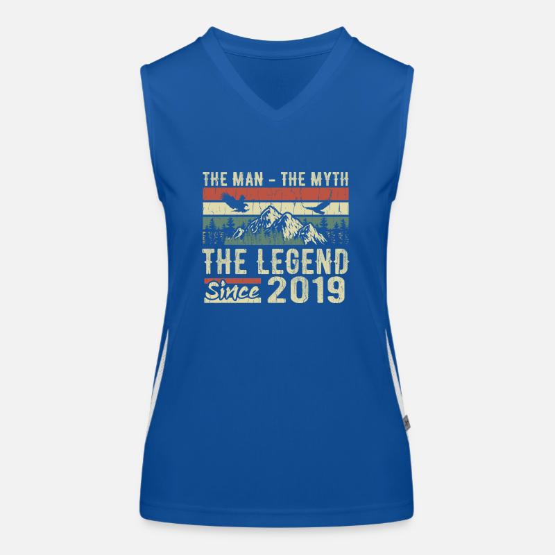 Retro 2019 Vintage - Geburtstagsgeschenk 2019 Funktionelles Kontrast-Tank Top für Frauen
