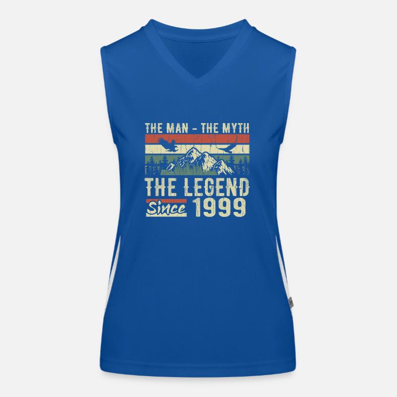 Retro 1999 Vintage - 1999 Geburtstagsgeschenk Funktionelles Kontrast-Tank Top für Frauen
