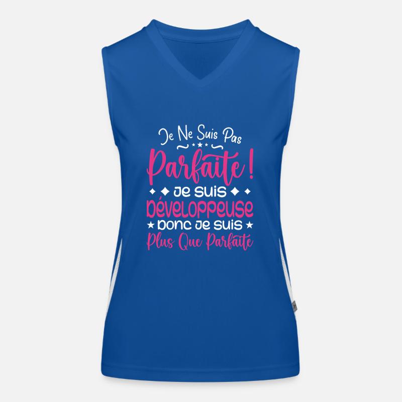 A more than perfect Developer, a dream job Women's Functional Contrast Tank Top