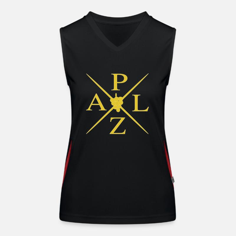 PALZ - Gold Funktionelles Kontrast-Tank Top für Frauen