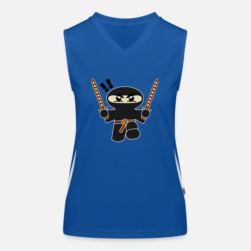 Petit Ninja Noir Débardeur respirant contrasté Femme
