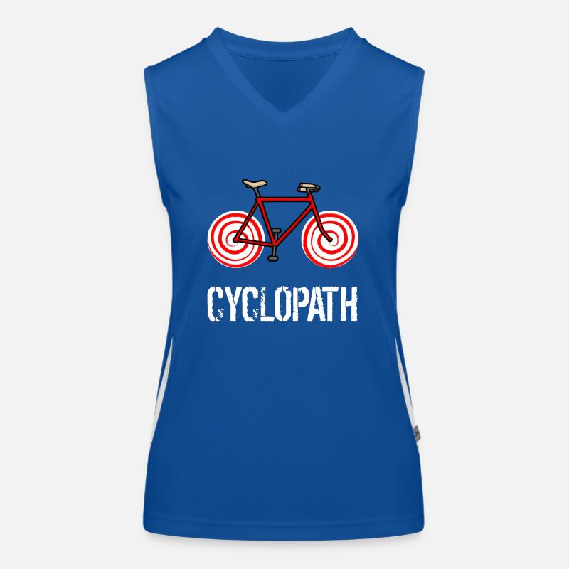 Cyclopath - Cadeau drôle pour les cyclistes Débardeur respirant contrasté Femme