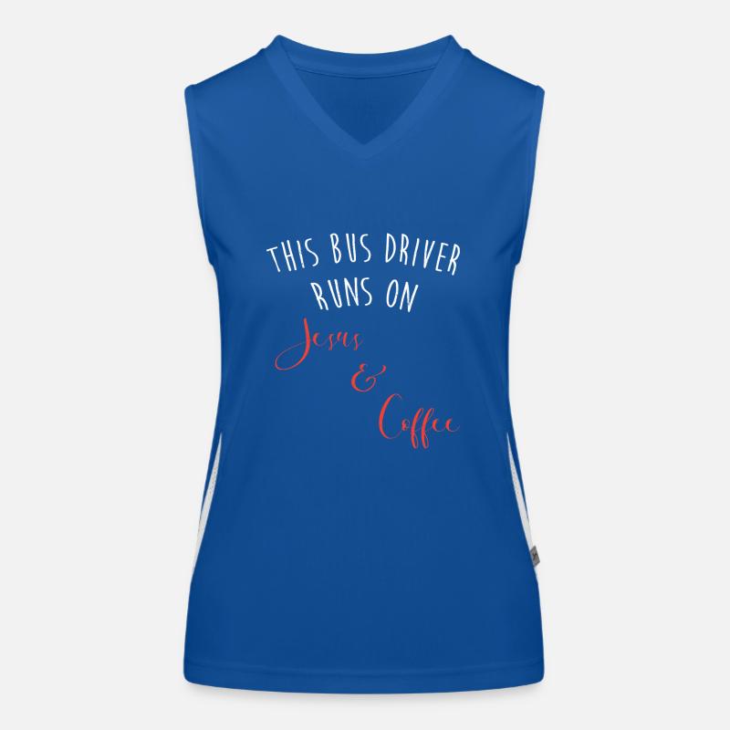 Schulbusfahrer Schulbus Funktionelles Kontrast-Tank Top für Frauen