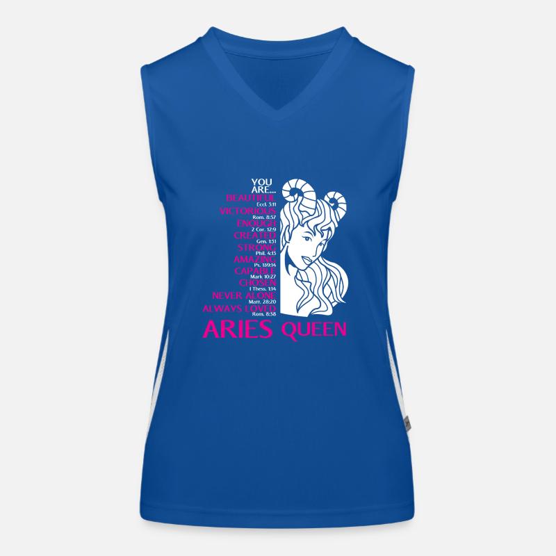 Zodiac sign Aries Women's Functional Contrast Tank Top