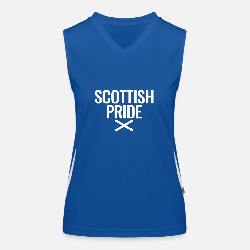Scottish Pride Scotland Scottish Flag Women's Functional Contrast Tank Top