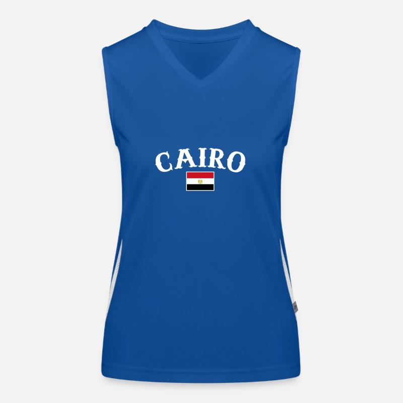 Le Caire, Egypte, Egypte, Drapeau Egyptien Egyptien Débardeur respirant contrasté Femme