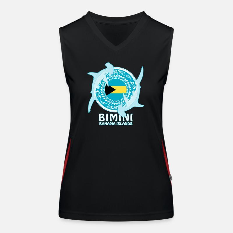 Requin-marteau Bimini Débardeur respirant contrasté Femme