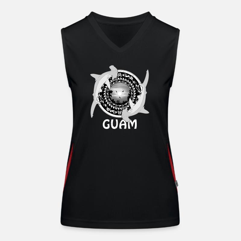 Requin-marteau de Guam Débardeur respirant contrasté Femme