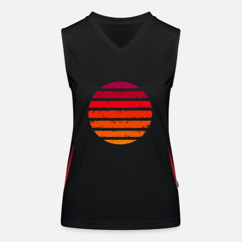 Gradient Round N°3 Women's Functional Contrast Tank Top
