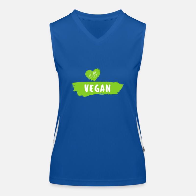 Bio vegan Funktionelles Kontrast-Tank Top für Frauen