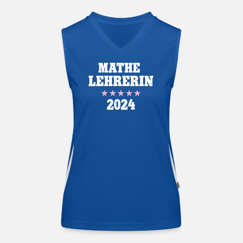 Mathe Studium 2024 Lehramt Studentin Lehrerin Math Funktionelles Kontrast-Tank Top für Frauen
