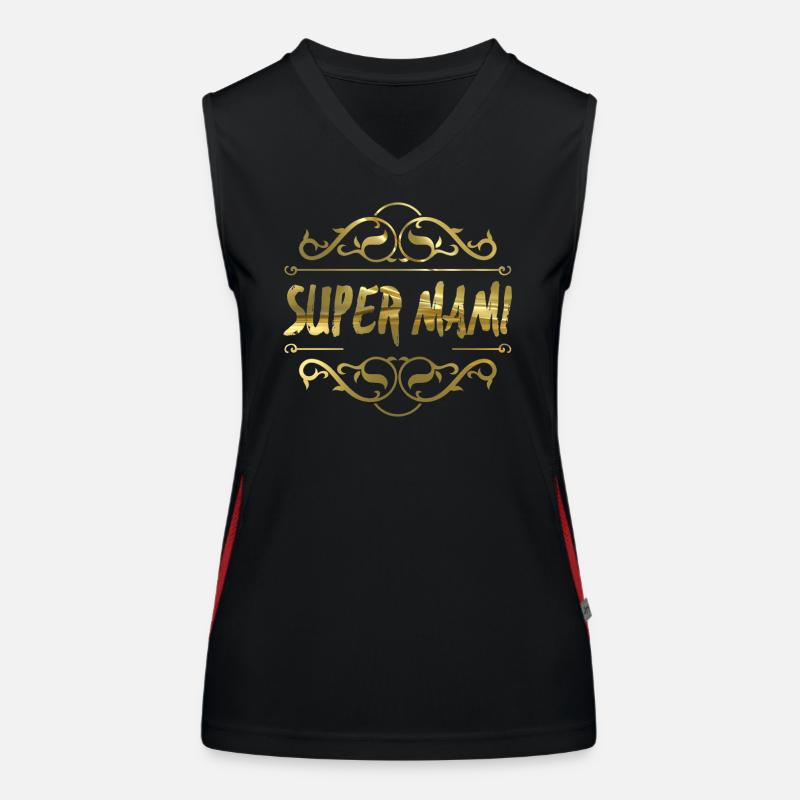 Super maman Débardeur respirant contrasté Femme