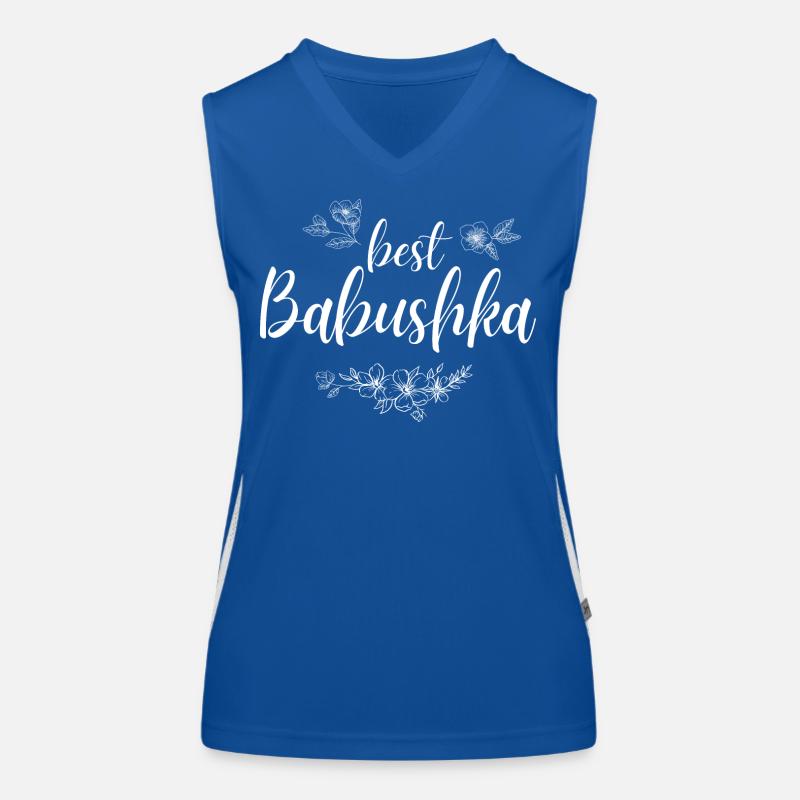 Beste Babuschka. Babuschka Geschenk Funktionelles Kontrast-Tank Top für Frauen