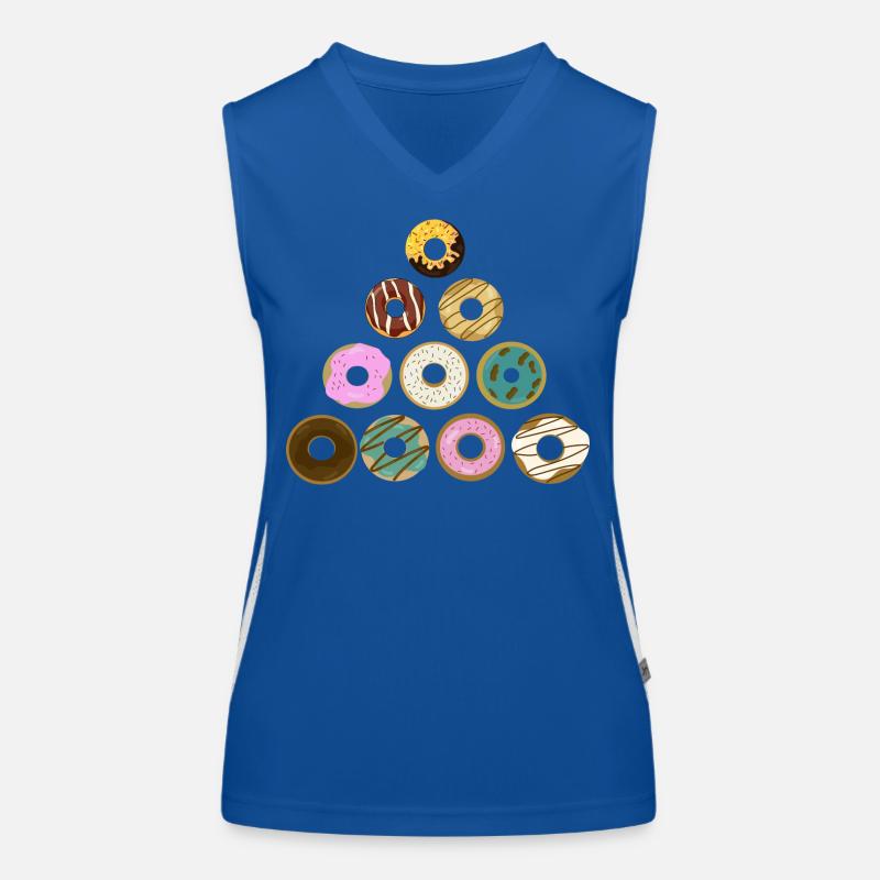 Donut-Baum Funktionelles Kontrast-Tank Top für Frauen