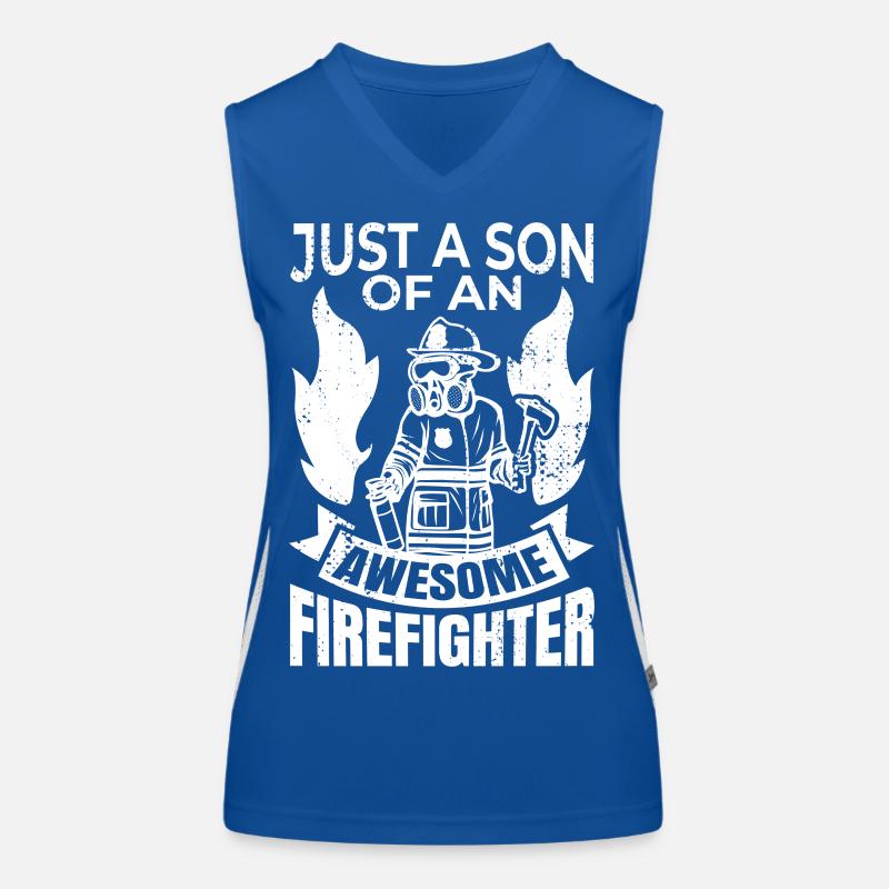 Fils de pompier Débardeur respirant contrasté Femme