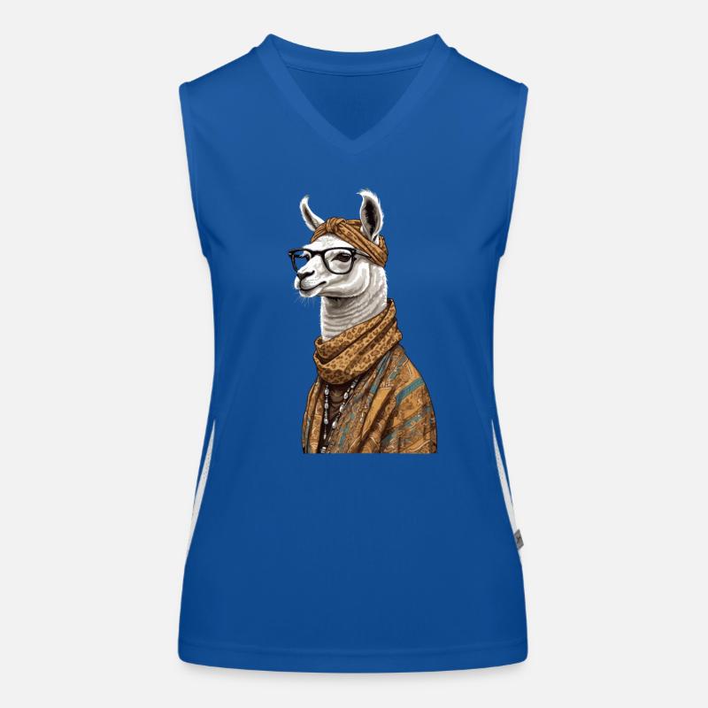 Lama aimant maman drôle maman Design Débardeur respirant contrasté Femme