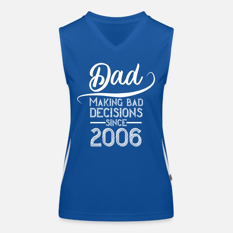 Papas Schlechte Entscheidung 2006 Perfekter Style Funktionelles Kontrast-Tank Top für Frauen
