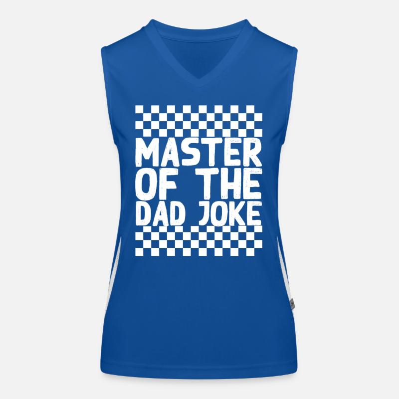Witze Meister Lustiger Vater Perfekter Style Funktionelles Kontrast-Tank Top für Frauen
