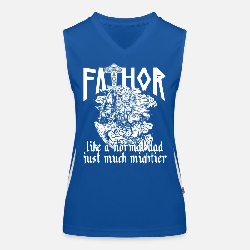 Viking Papa Vathor Cool Saying Design Débardeur respirant contrasté Femme