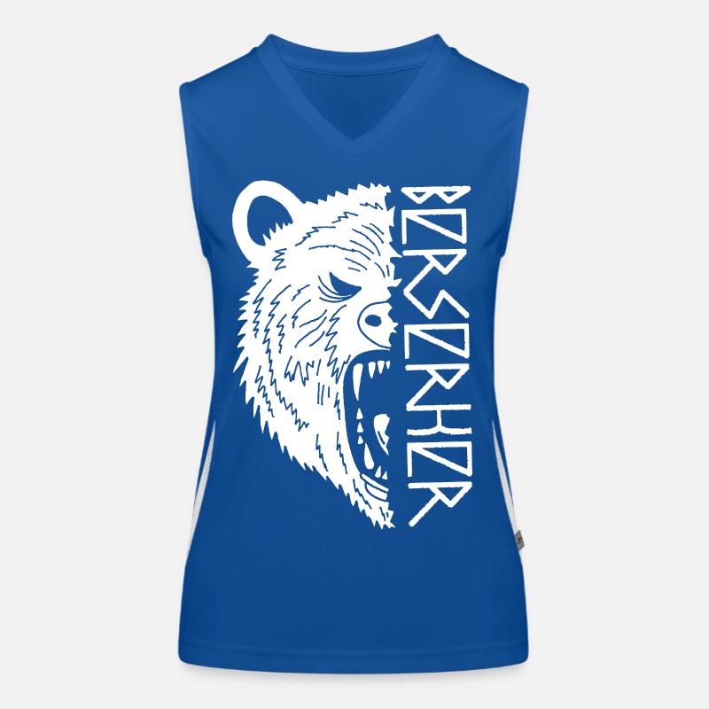 Guerrier ours blanc Débardeur respirant contrasté Femme