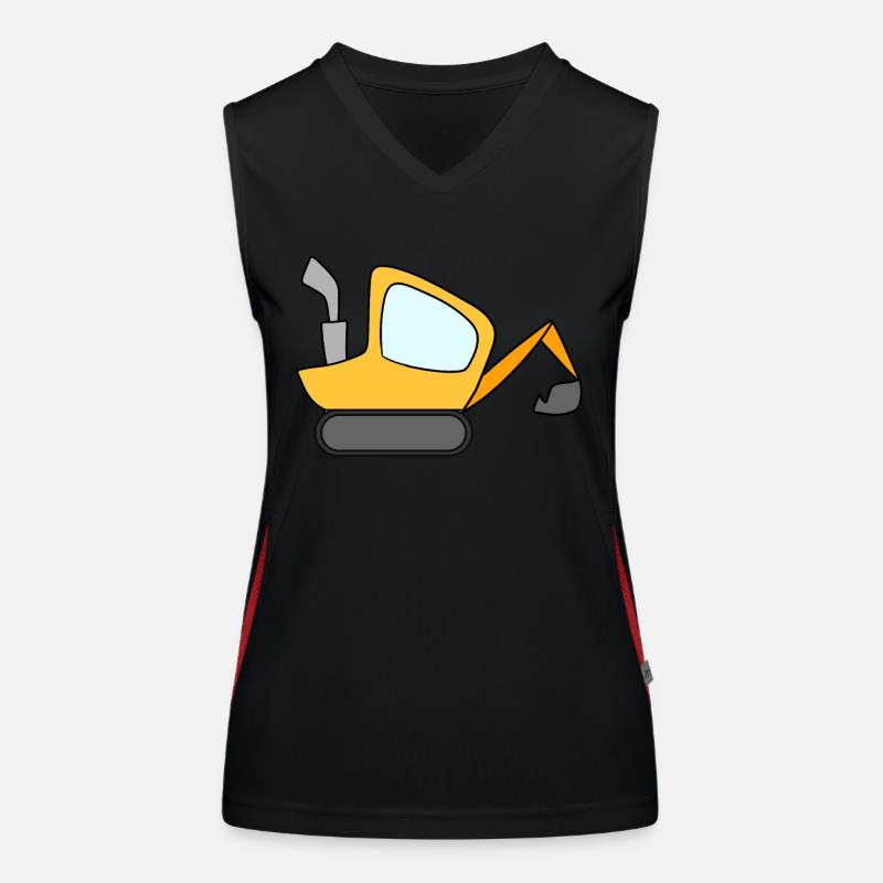 Bagger Funktionelles Kontrast-Tank Top für Frauen