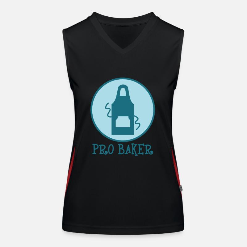 Backen - baking Funktionelles Kontrast-Tank Top für Frauen