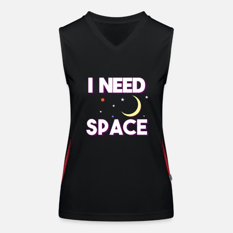 Raumfahrt Funktionelles Kontrast-Tank Top für Frauen