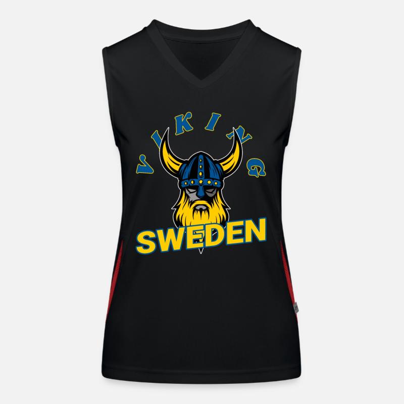 Suède, Vikings Débardeur respirant contrasté Femme