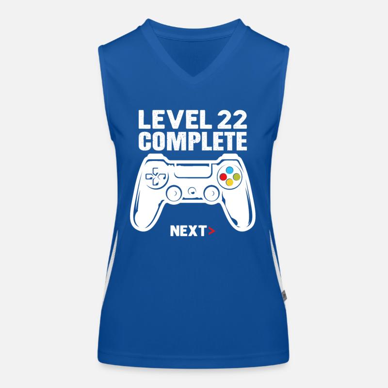Level 22 Voll Funktionelles Kontrast-Tank Top für Frauen