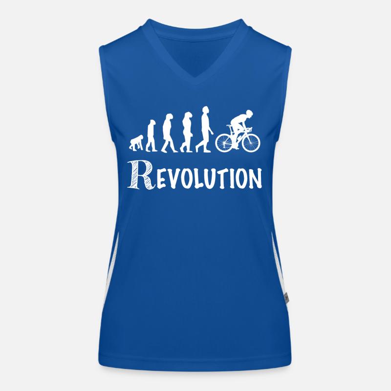 revolution cycle race bicycle Women's Functional Contrast Tank Top