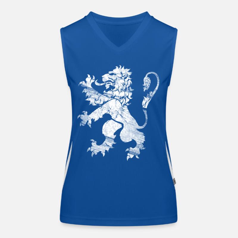 White Lion Rampant Women's Functional Contrast Tank Top