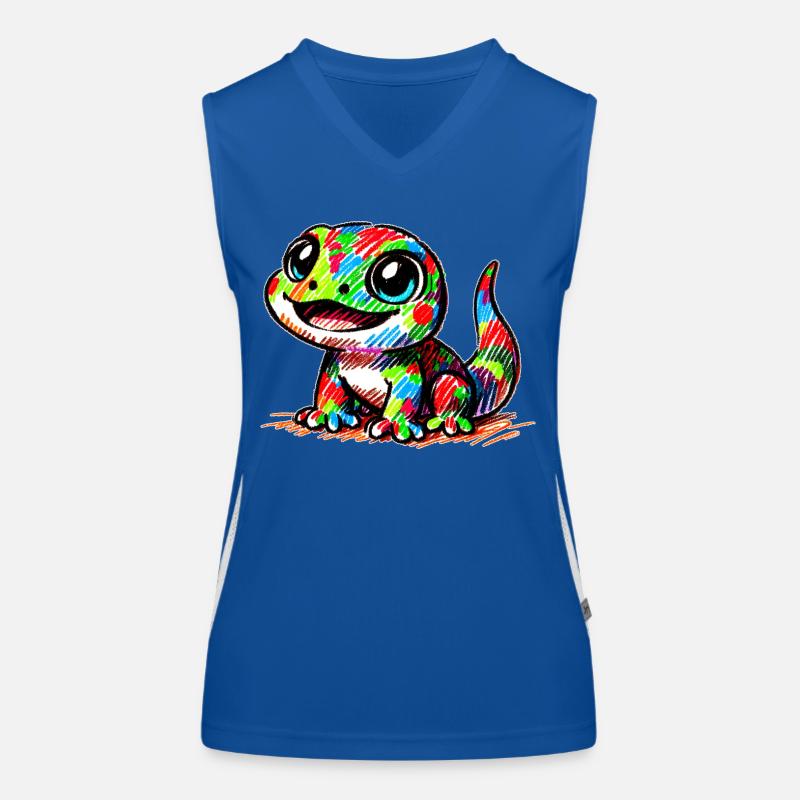 Gecko Débardeur respirant contrasté Femme