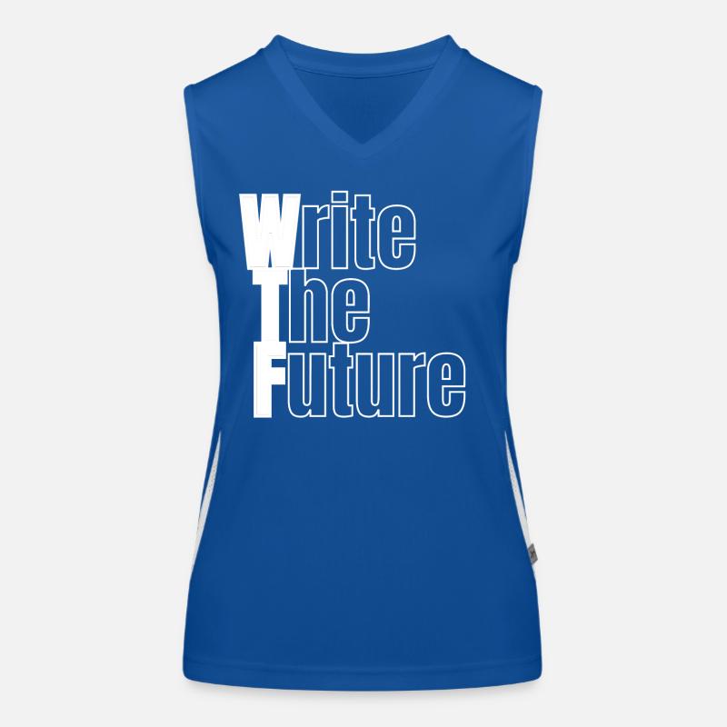 WTF - Write The Future Women's Functional Contrast Tank Top