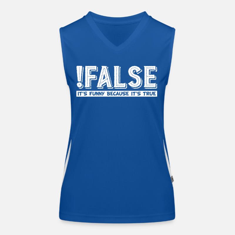 False Funny Funktionelles Kontrast-Tank Top für Frauen