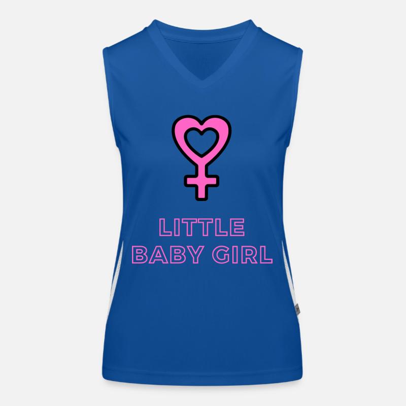 Annonce de bébé - Filles - Grossesse Débardeur respirant contrasté Femme