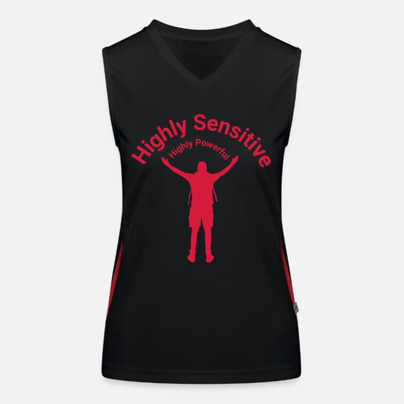 Highly sensitive Women's Functional Contrast Tank Top