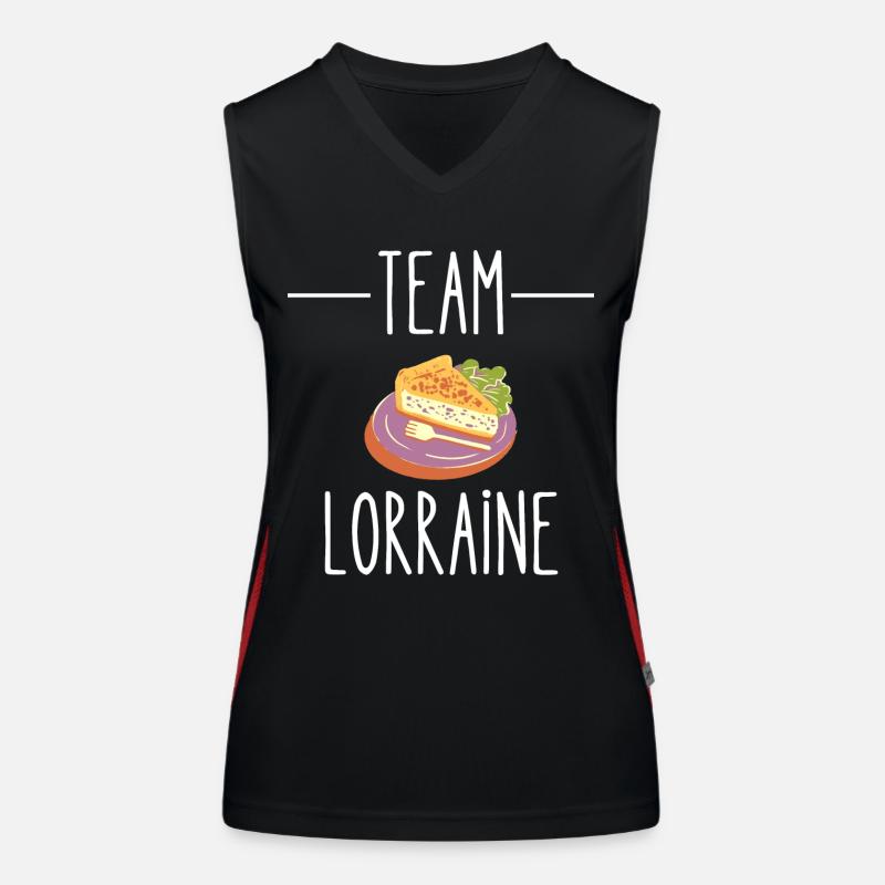 team lorraine Débardeur respirant contrasté Femme