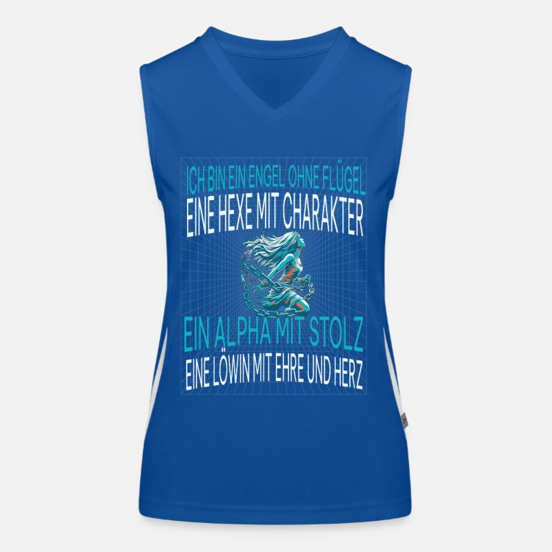 Frauenpower Funktionelles Kontrast-Tank Top für Frauen