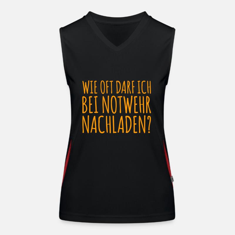 wütend Funktionelles Kontrast-Tank Top für Frauen